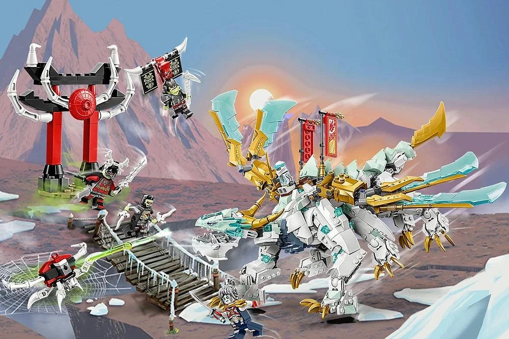 LEGO NINJAGO 71786 Zane's Ice Dragon Creature