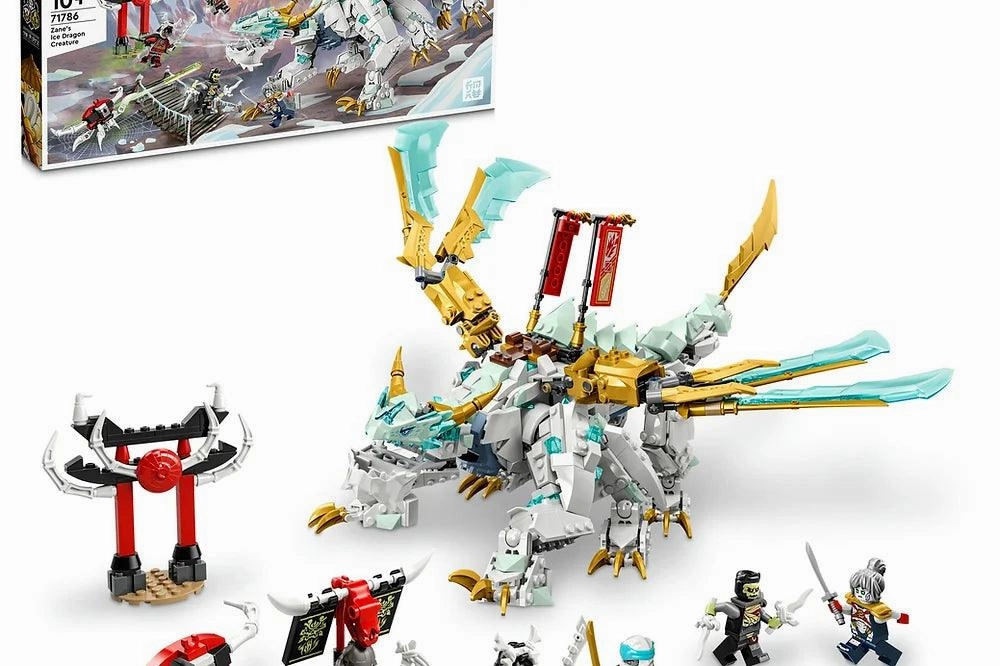 LEGO NINJAGO 71786 Zane's Ice Dragon Creature