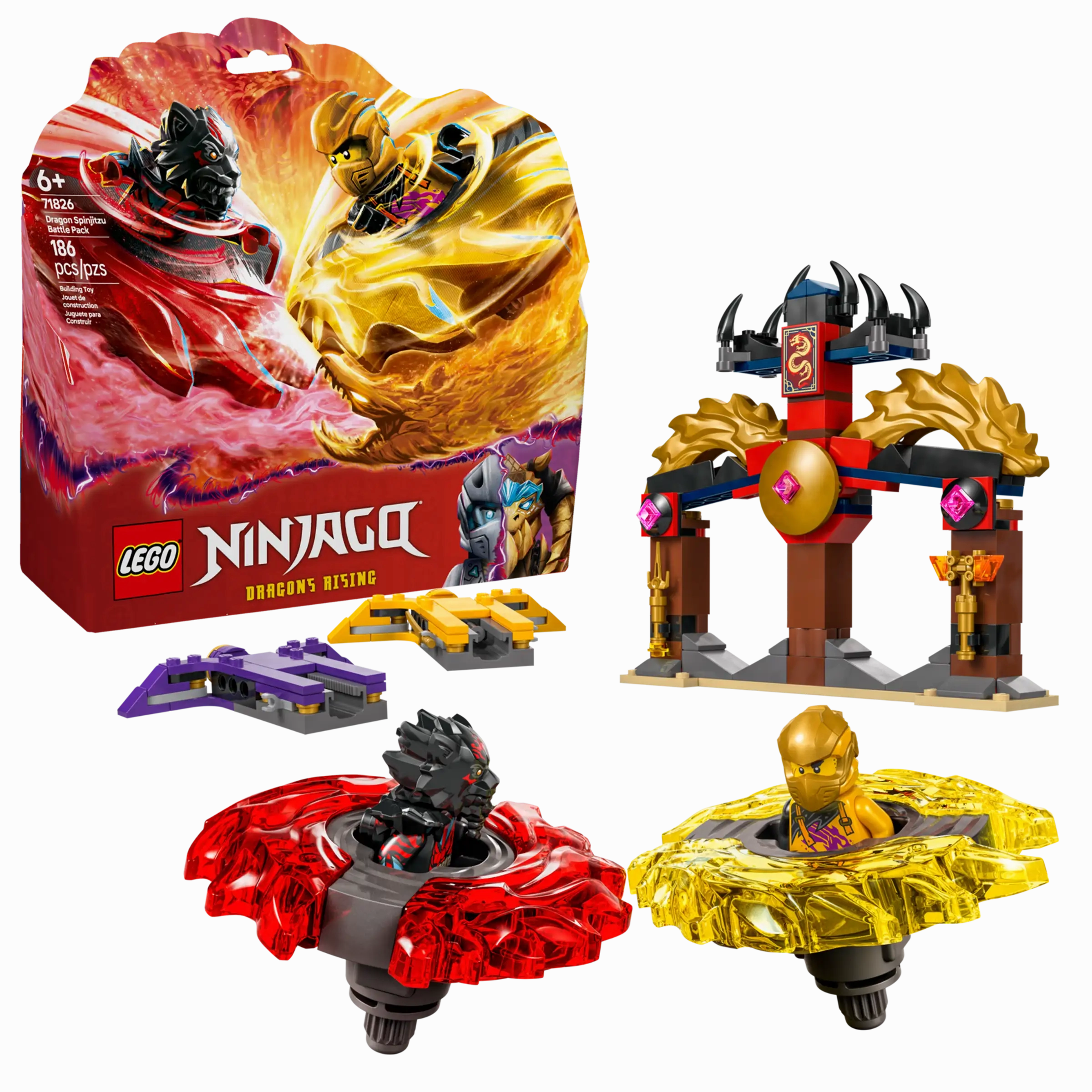 LEGO NINJAGO 71826 Dragon Spinjitzu Battle Pack