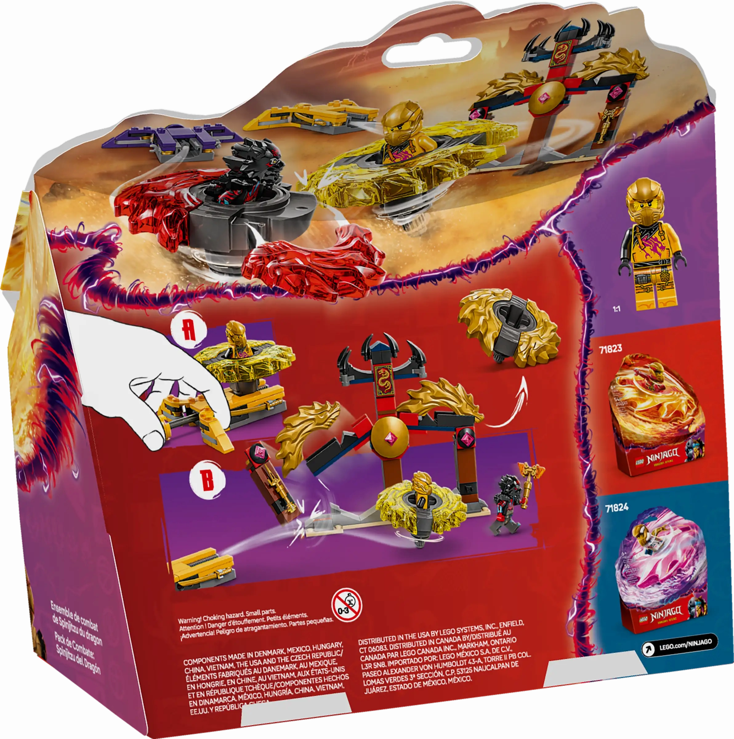 LEGO NINJAGO 71826 Dragon Spinjitzu Battle Pack