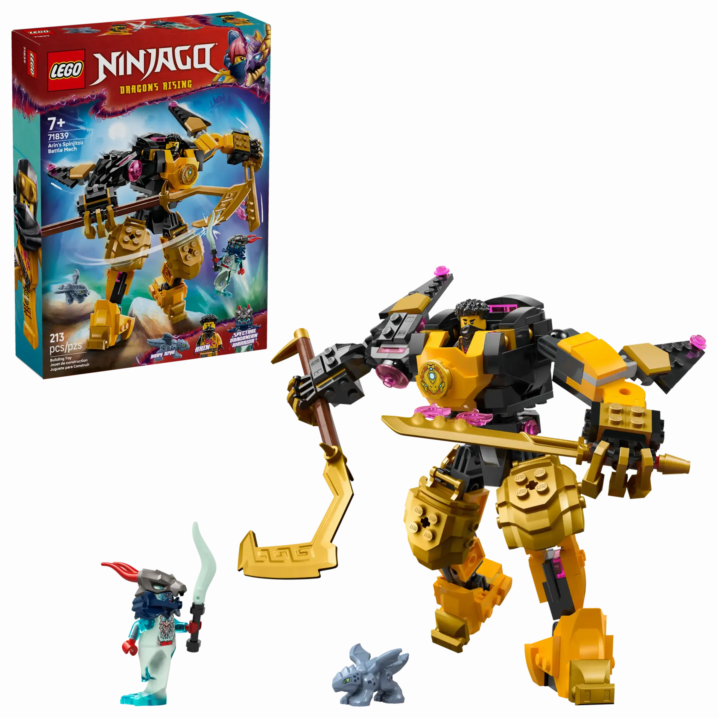 LEGO NINJAGO 71839 Arin's Spinjitzu Battle Mech