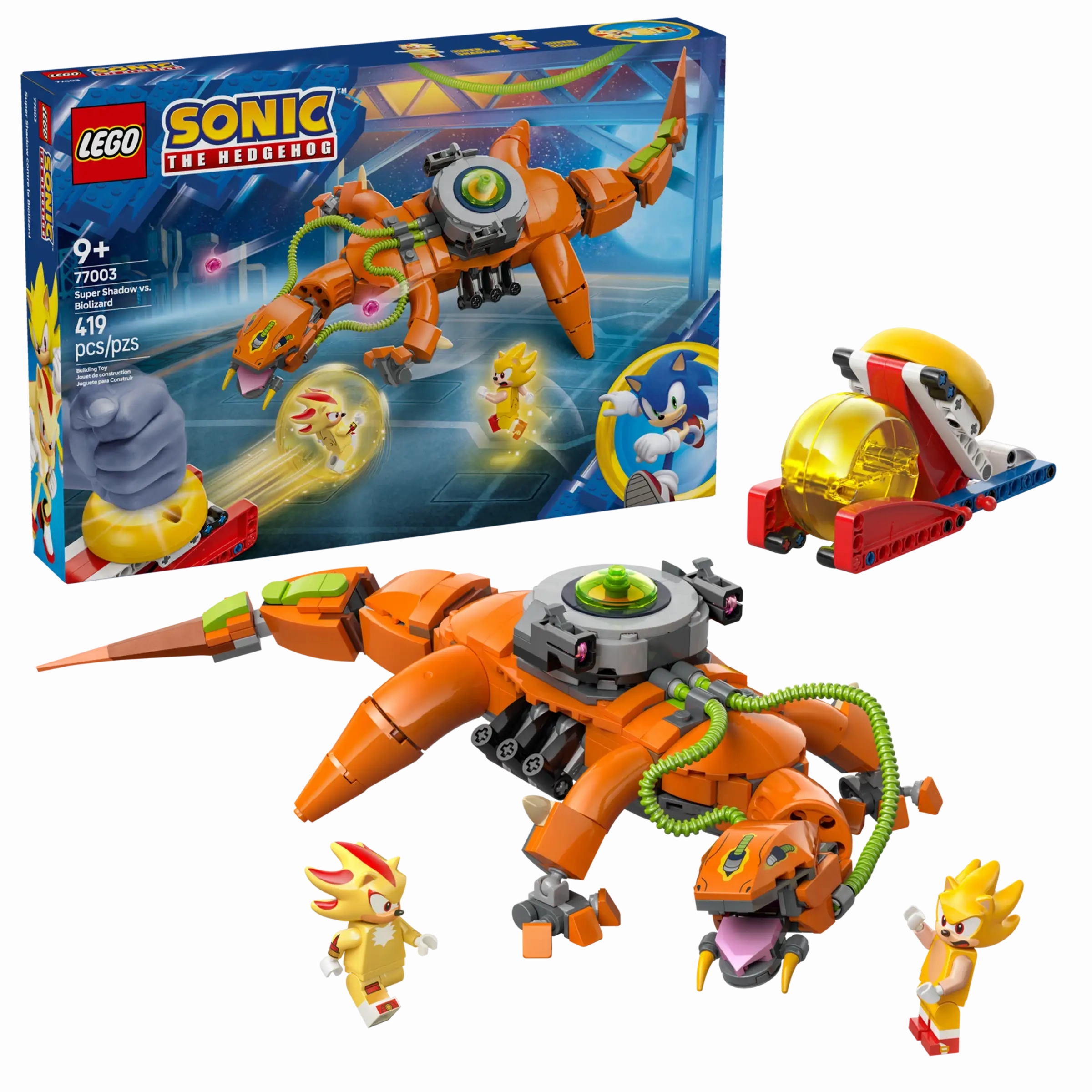 LEGO SONIC 77003 Super Shadow vs Biolizard
