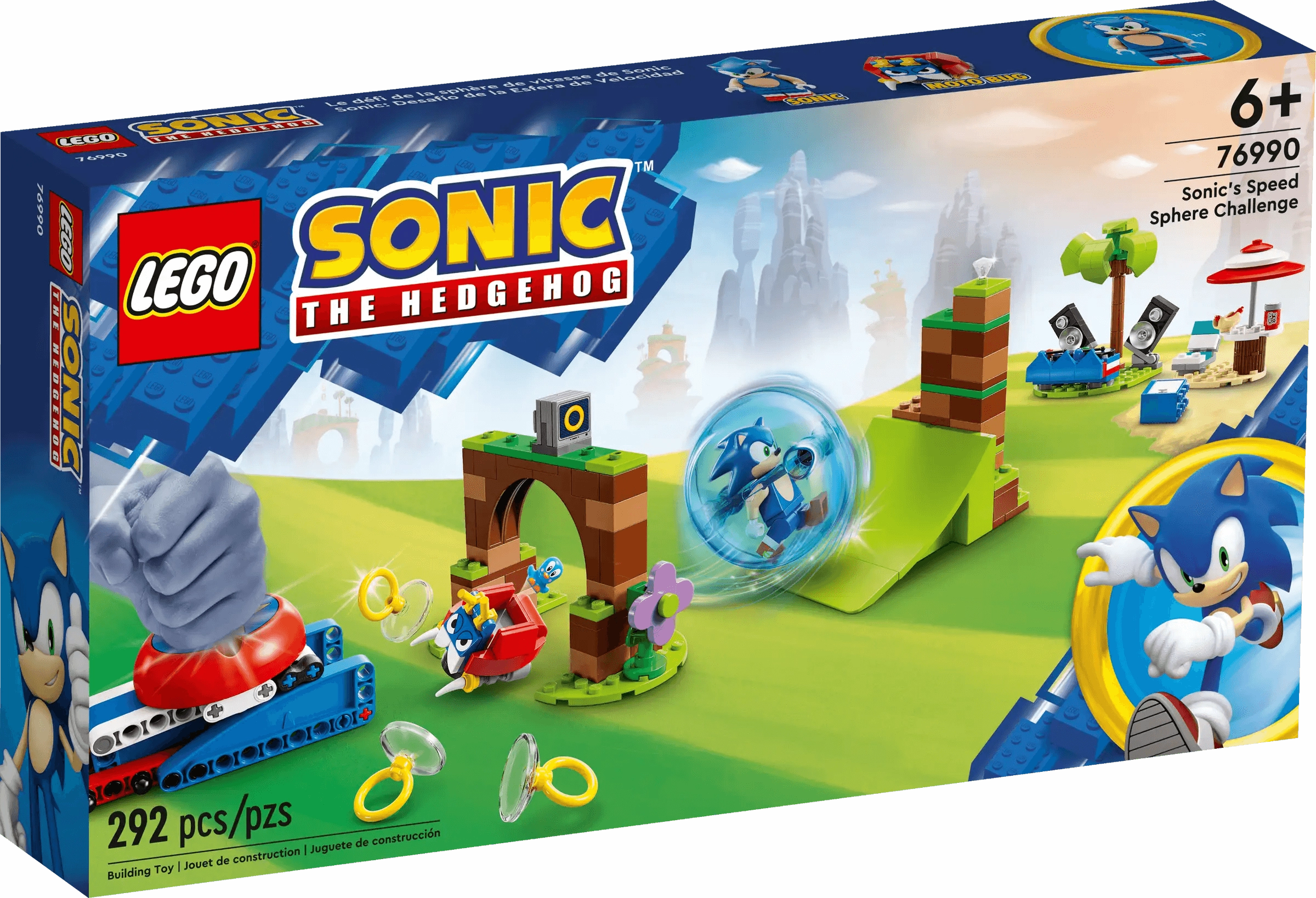 LEGO SONIC THE HEDGEHOG 76990 Sonic's Speed Sphere Challenge