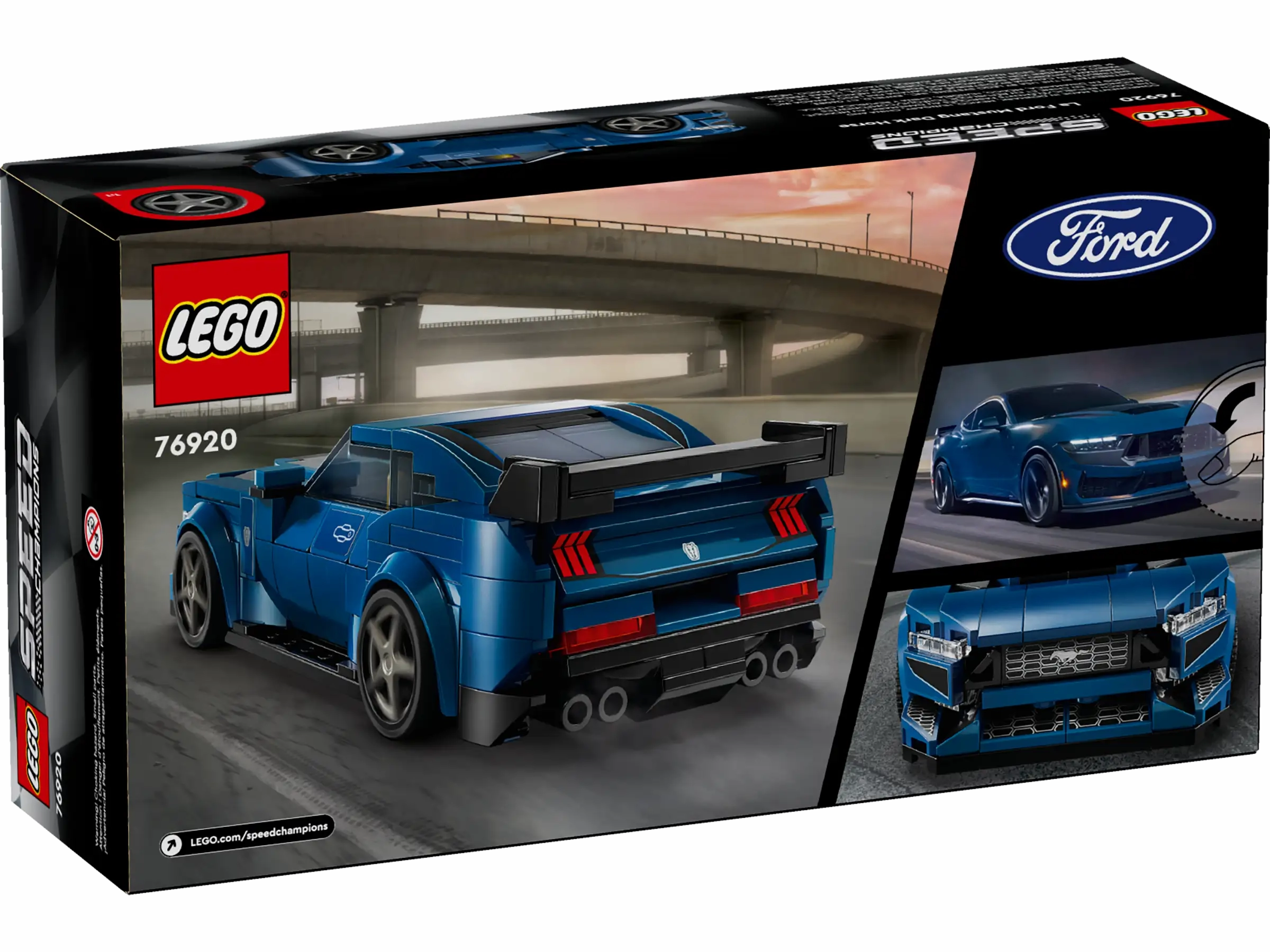 LEGO SPEED CHAMPIONS 76920 Ford Mustang Dark Horse Sports Car