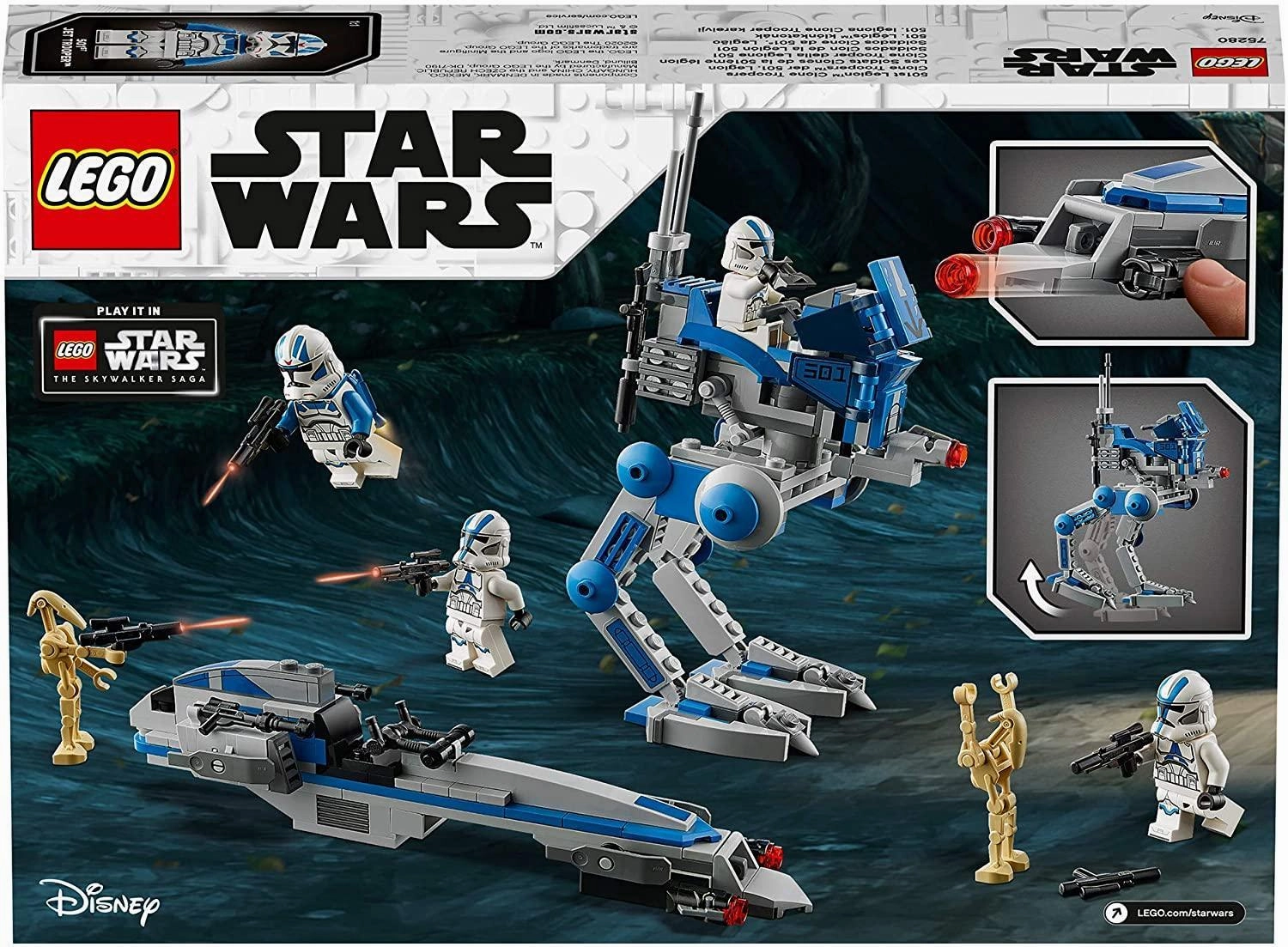 LEGO STAR WARS 75280 Star Wars 501st Legion Clone Troopers