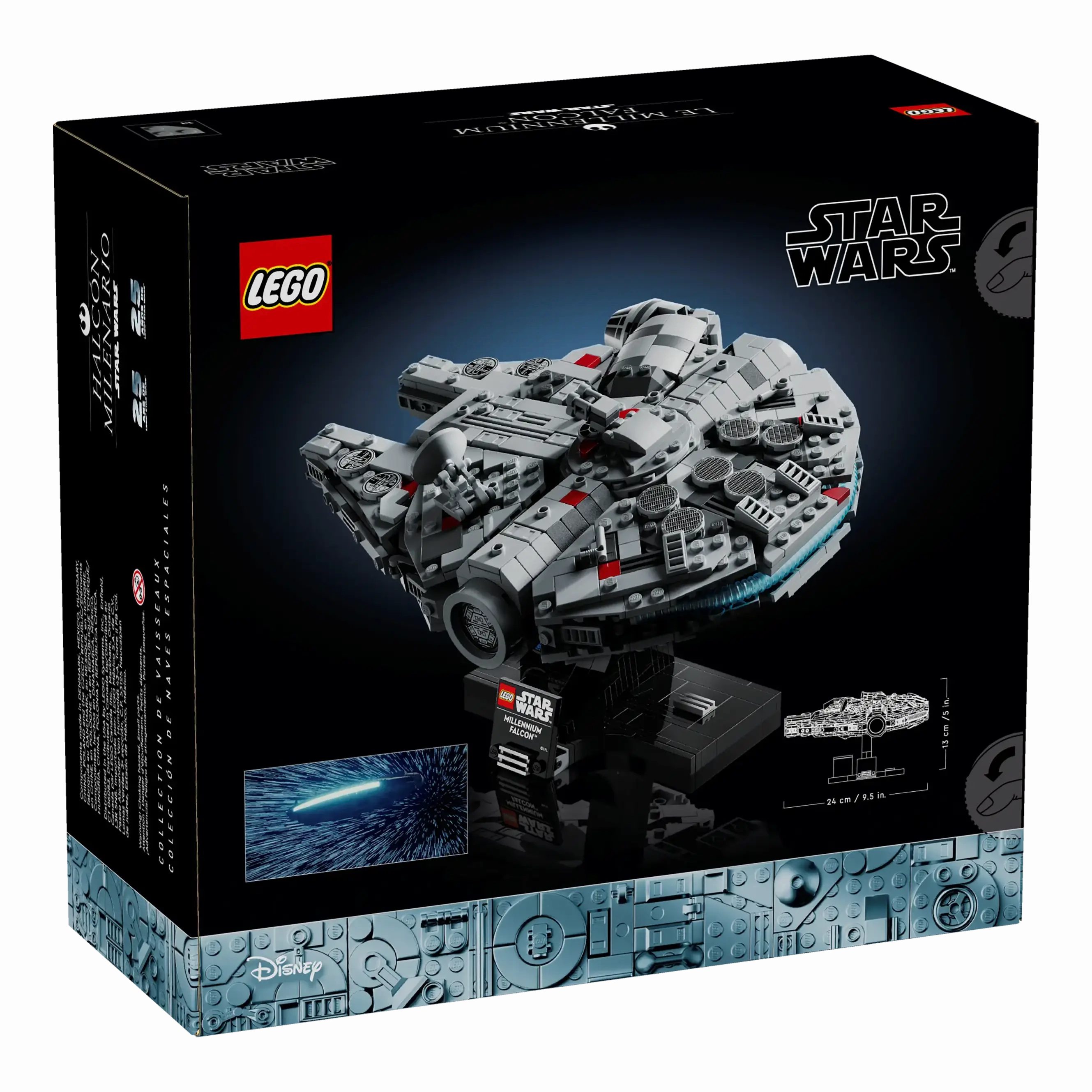 LEGO STAR WARS 75375 Millennium Falcon Model Set for Adults