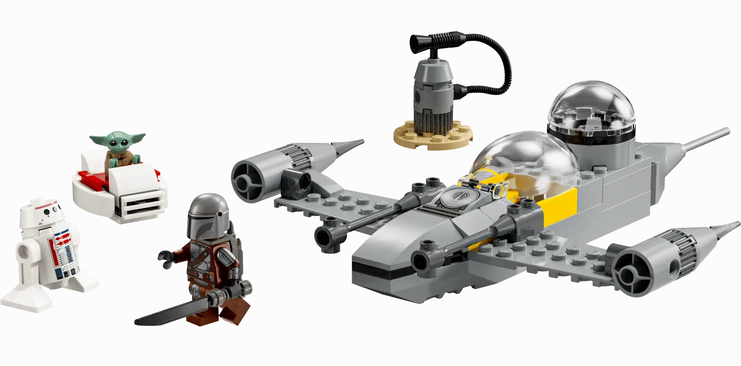 LEGO STAR WARS 75410 Mando and Grogu's N-1 Starfighter