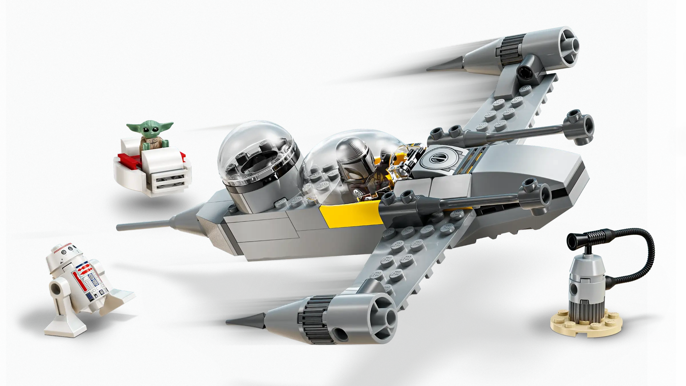 LEGO STAR WARS 75410 Mando and Grogu's N-1 Starfighter