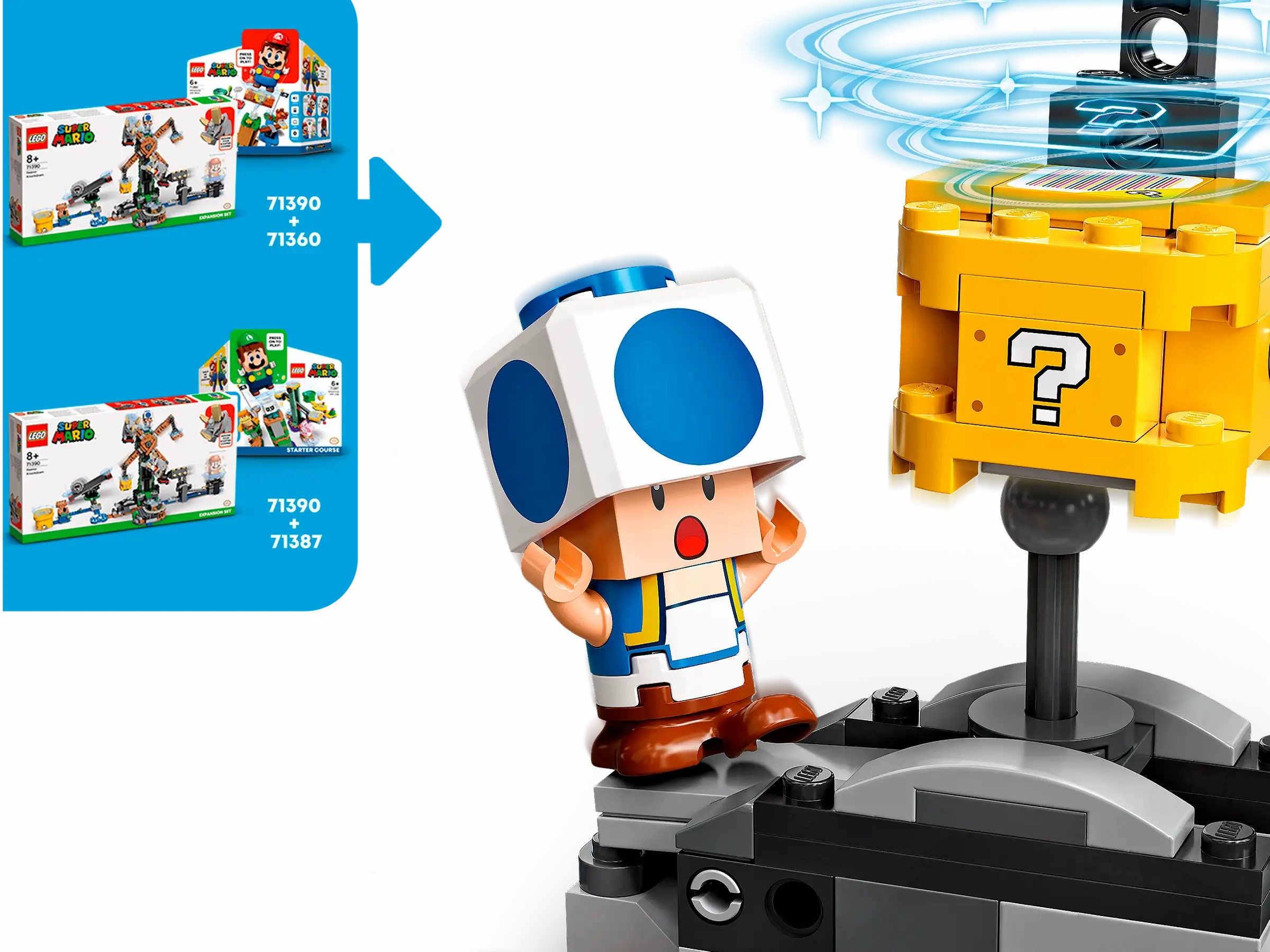 LEGO SUPER MARIO 71390 Reznor Knockdown Expansion Set