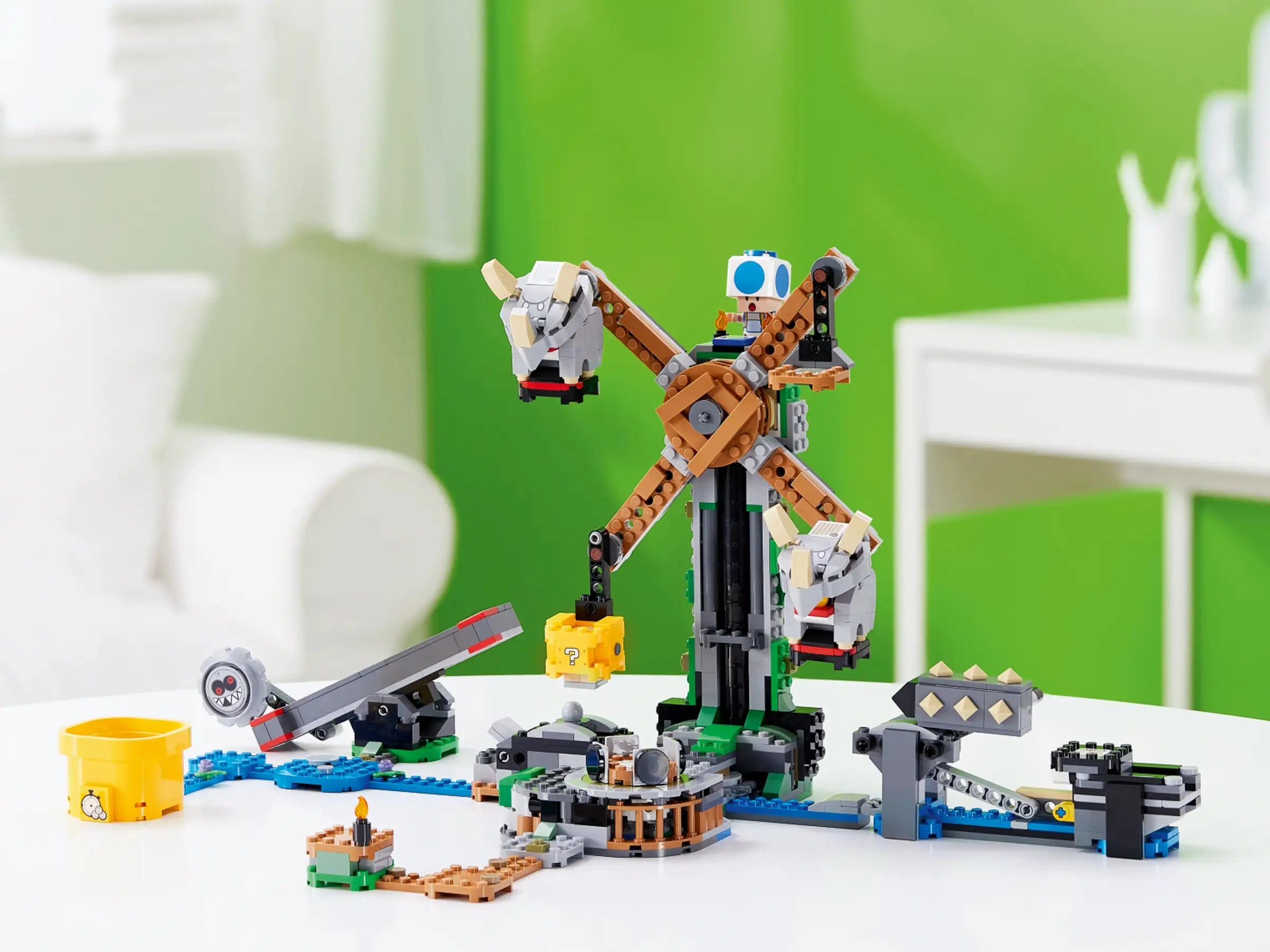 LEGO SUPER MARIO 71390 Reznor Knockdown Expansion Set