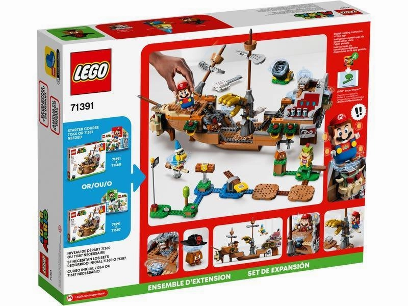 LEGO SUPER MARIO 71391 Bowsers Airship Expansion Set