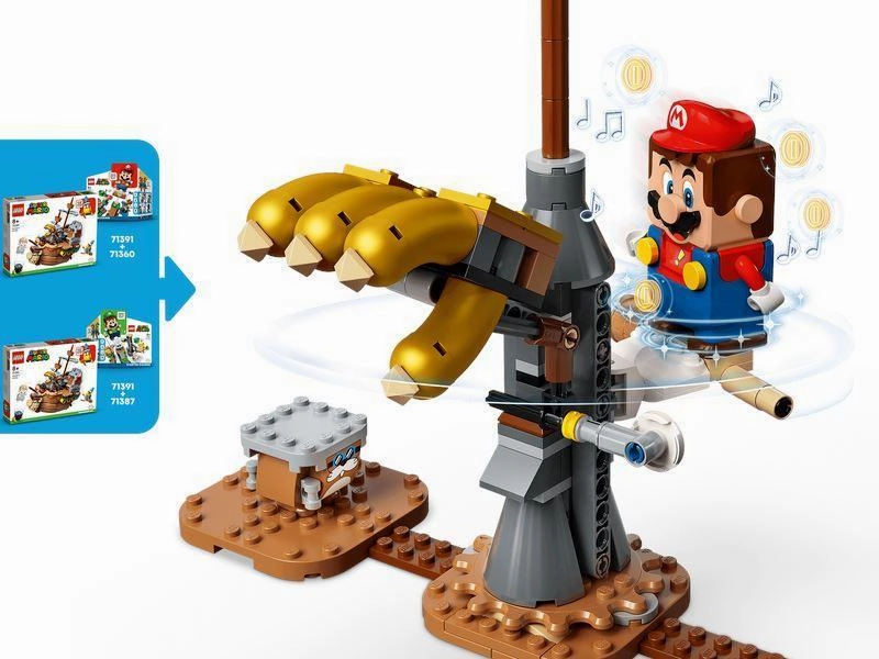 LEGO SUPER MARIO 71391 Bowsers Airship Expansion Set