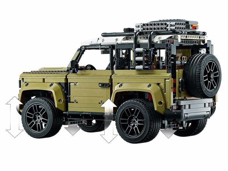 LEGO TECHNIC 42110 Land Rover Defender Off Roader 4x4 Car Toy