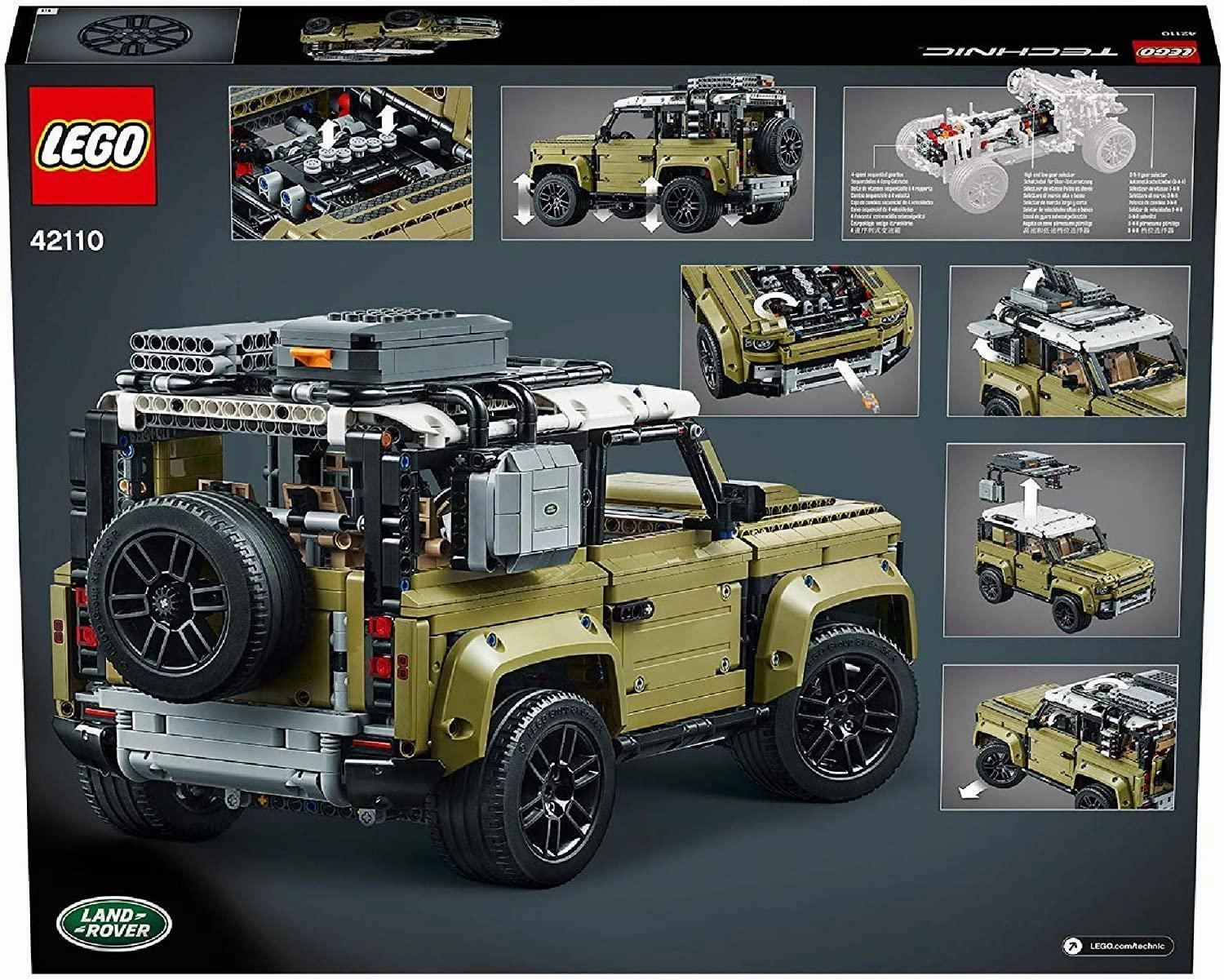LEGO TECHNIC 42110 Land Rover Defender Off Roader 4x4 Car Toy