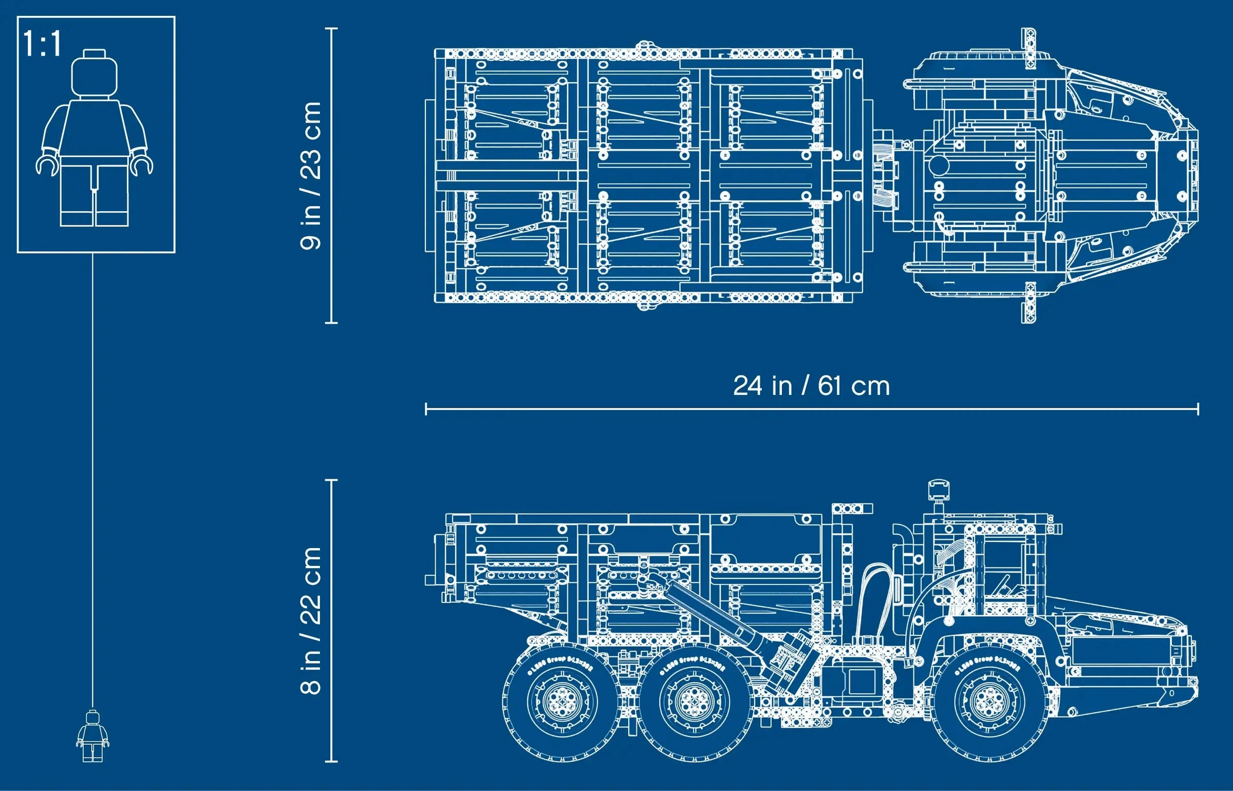LEGO TECHNIC 6x6 Volvo Articulated Haulier 42114