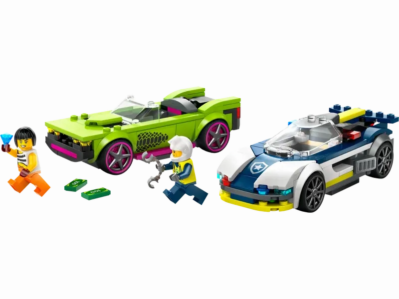 Lego Toys LEGO CITY - 60415 Police Car and Muscle Car Chase