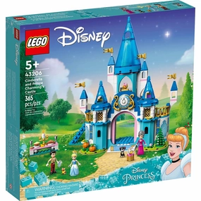 Lego Toys LEGO Disney Cinderella and Prince Charmings Castle 43206 Building Kit (365 Pcs)