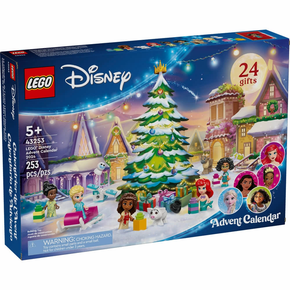 Lego Toys LEGO Disney Princess 2024 Advent Calendar 253 Piece Building Kit (43253)