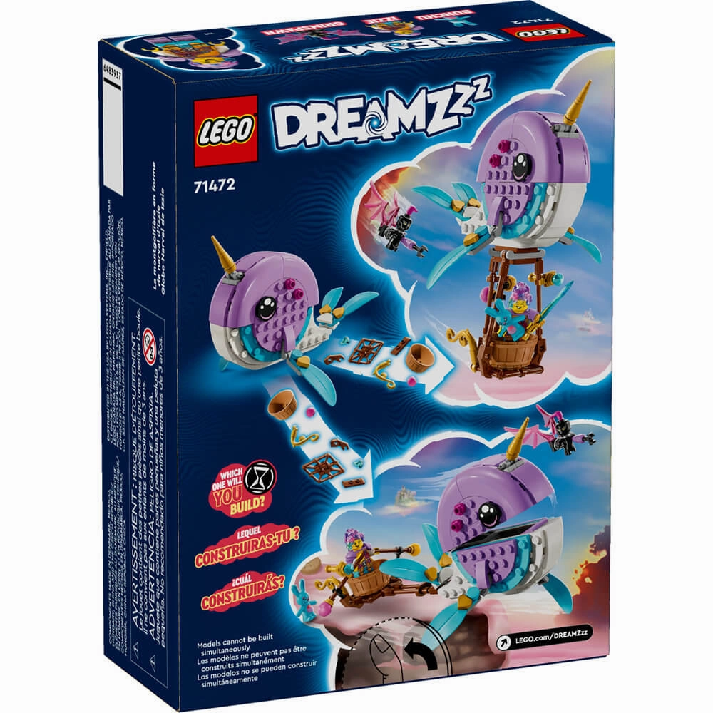 Lego Toys LEGO DREAMZzz Izzie's Narwhal Hot-Air Balloon 71472