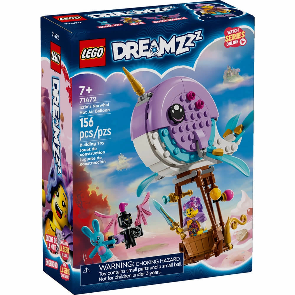 Lego Toys LEGO DREAMZzz Izzie's Narwhal Hot-Air Balloon 71472