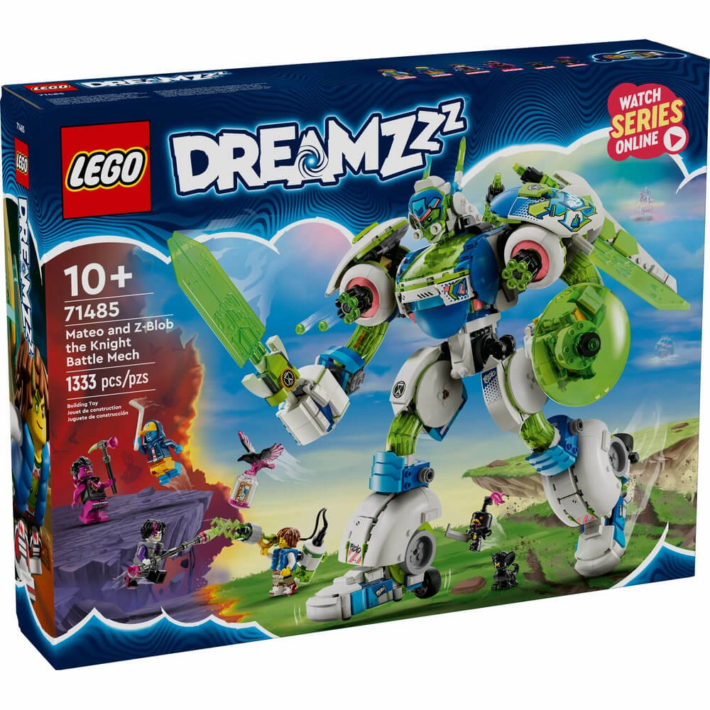 Lego Toys LEGO DREAMZzz Mateo and Z-Blob the Knight Battle Mech 1333 Piece Building Set (71485)