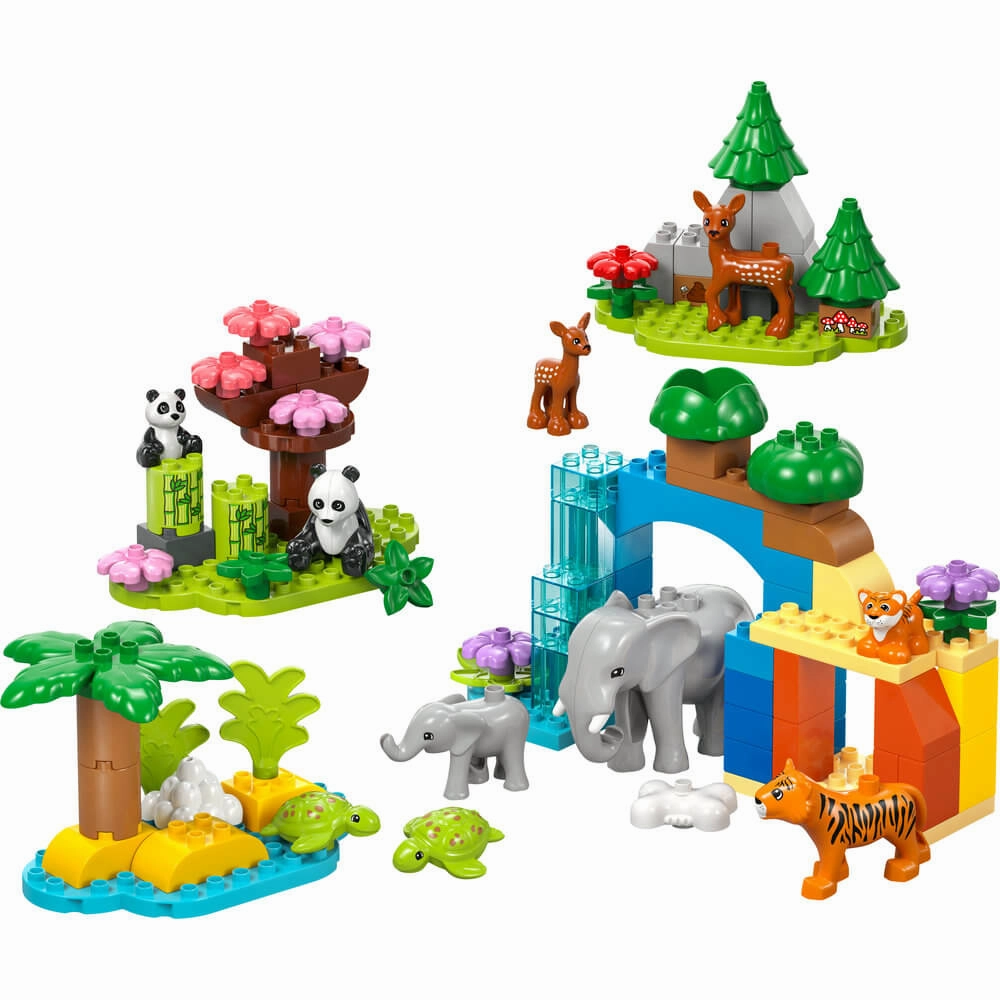 Lego Toys LEGO DUPLO 3in1 Wild Animal Families Building Kit 10446