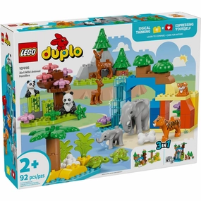 Lego Toys LEGO DUPLO 3in1 Wild Animal Families Building Kit 10446