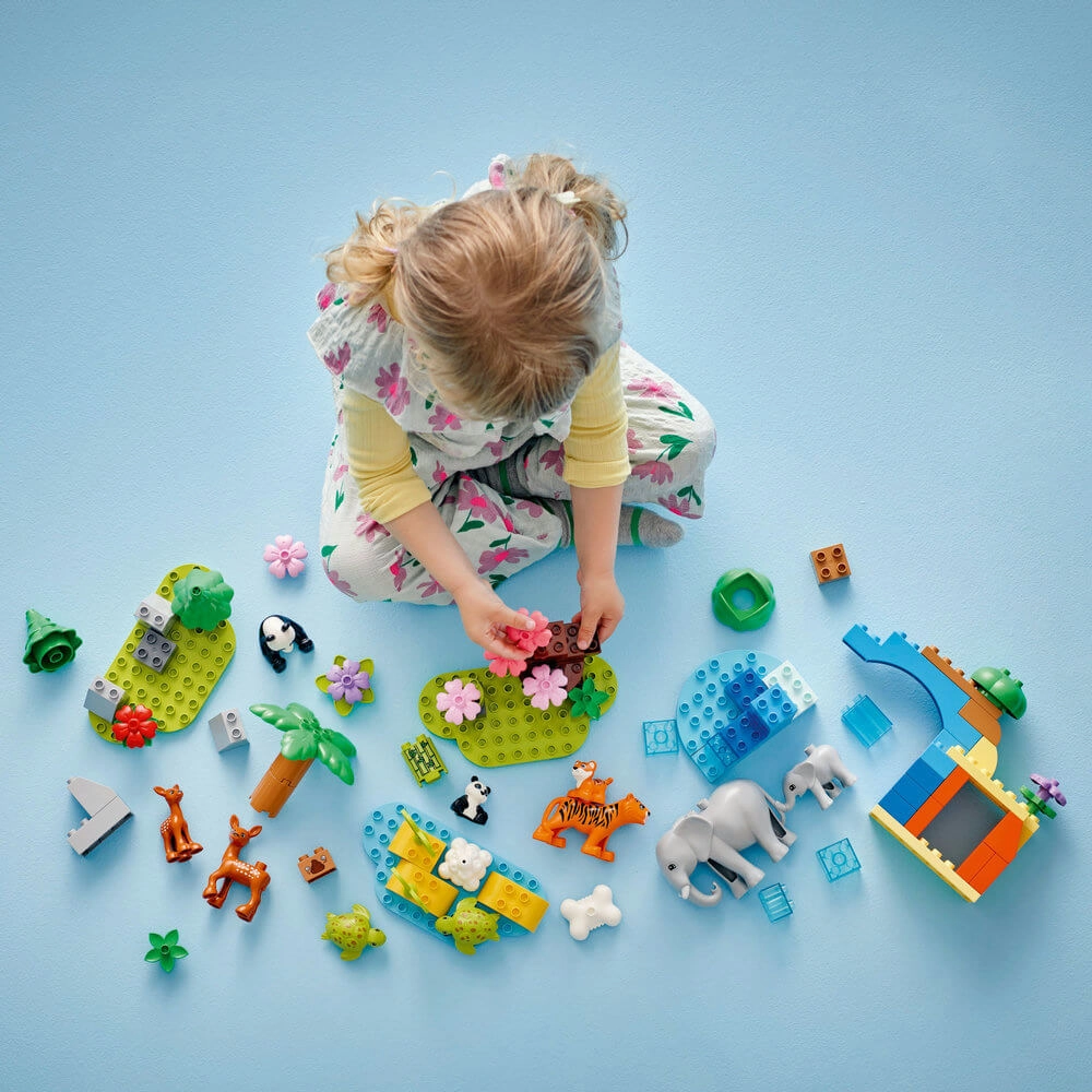 Lego Toys LEGO DUPLO 3in1 Wild Animal Families Building Kit 10446