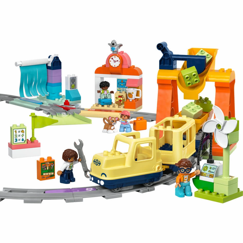 Lego Toys LEGO DUPLO Big Interactive Community Train Building Kit 10428