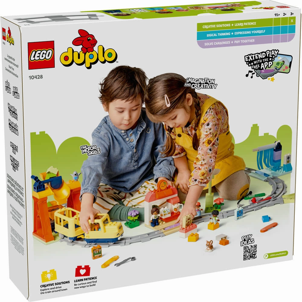 Lego Toys LEGO DUPLO Big Interactive Community Train Building Kit 10428
