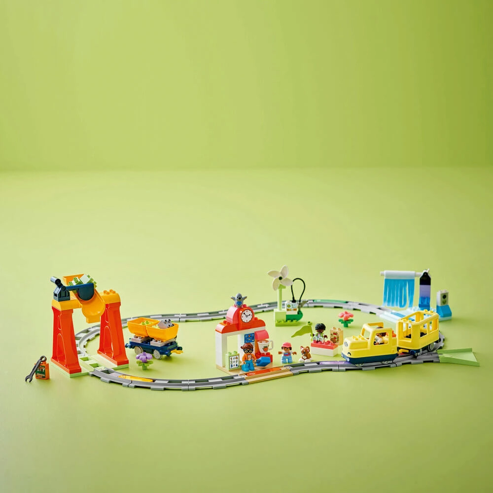 Lego Toys LEGO DUPLO Big Interactive Community Train Building Kit 10428