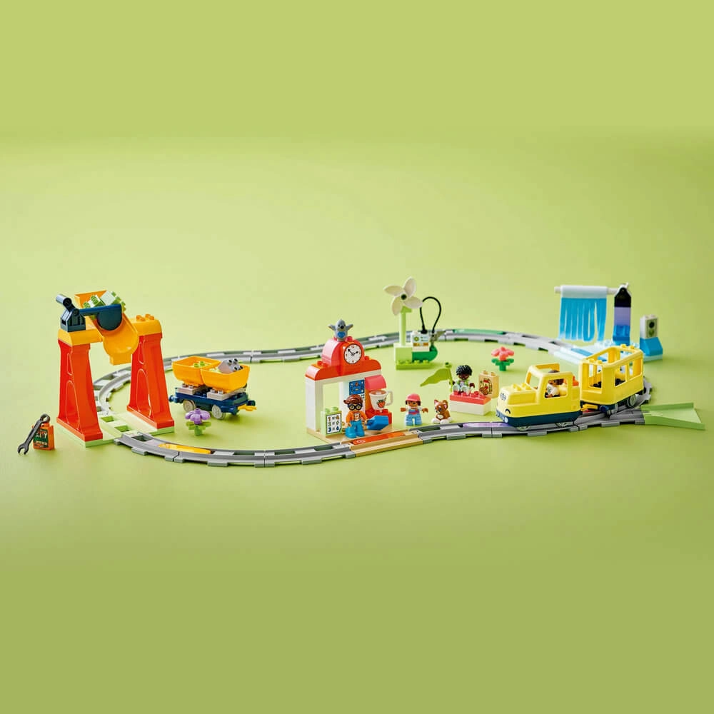 Lego Toys LEGO DUPLO Big Interactive Community Train Building Kit 10428