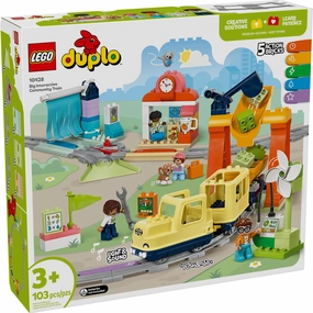 Lego Toys LEGO DUPLO Big Interactive Community Train Building Kit 10428