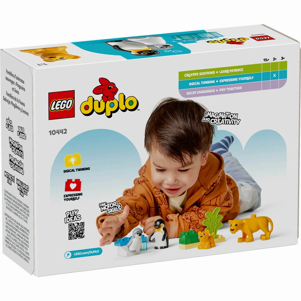 Lego Toys LEGO DUPLO Wild Animal Families: Penguins & Lions Building Kit 10442