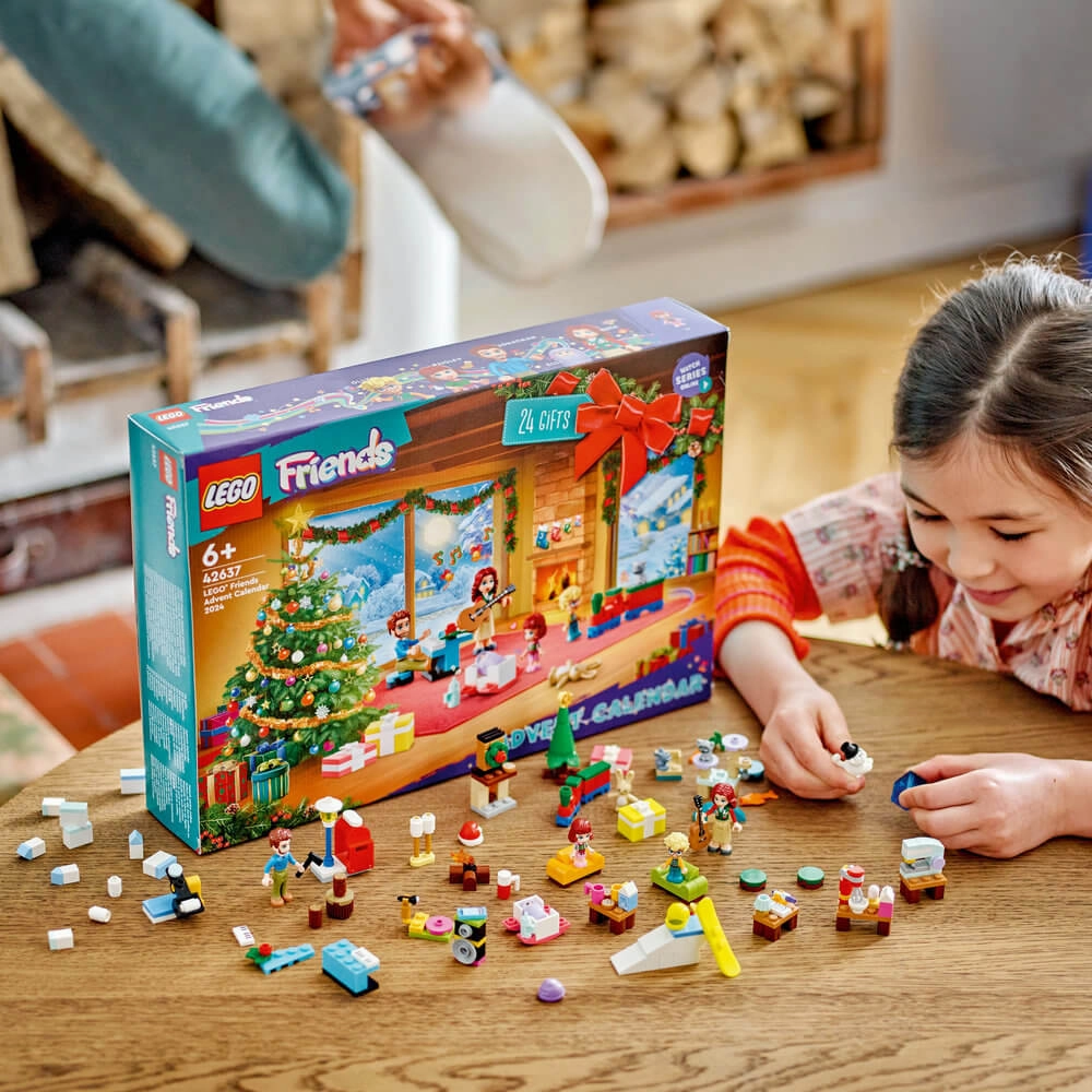 Lego Toys LEGO Friends 2024 Advent Calendar 272 Piece Building Kit (42637)