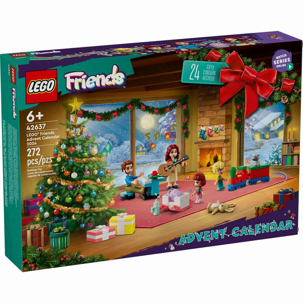 Lego Toys LEGO Friends 2024 Advent Calendar 272 Piece Building Kit (42637)