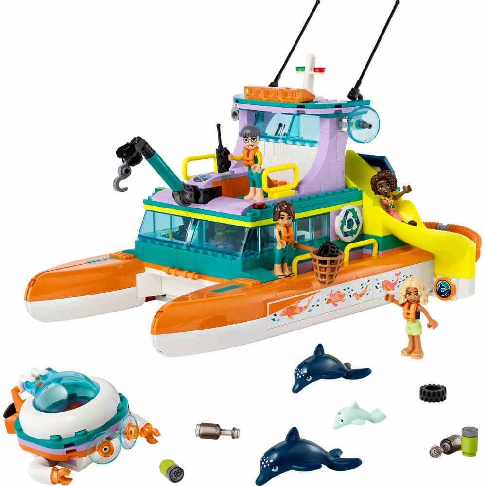 Lego Toys LEGO Friends Sea Rescue Boat 41734 Building Toy Set (717 Pieces)
