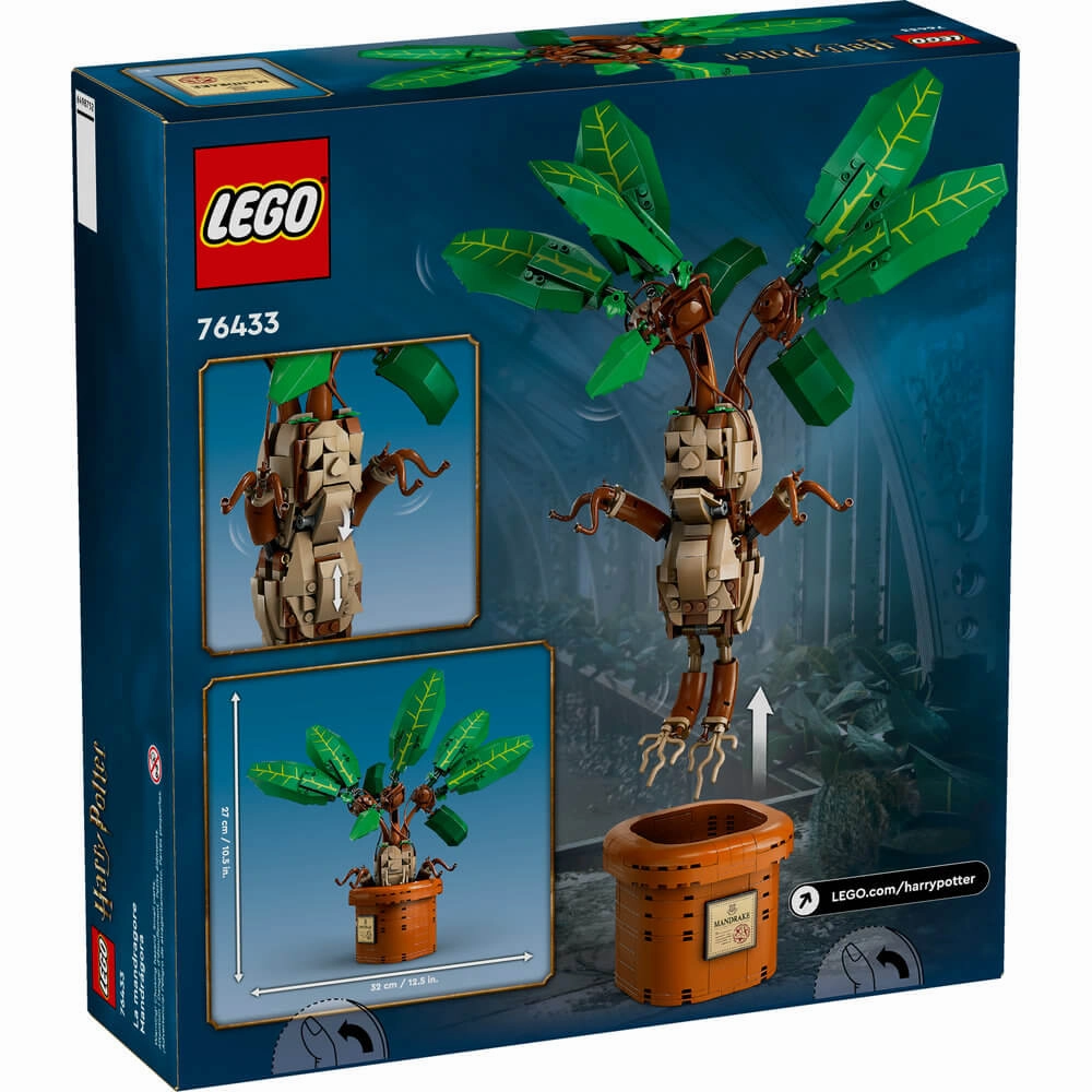 Lego Toys LEGO Harry Potter Mandrake 579 Piece Building Set (76433)