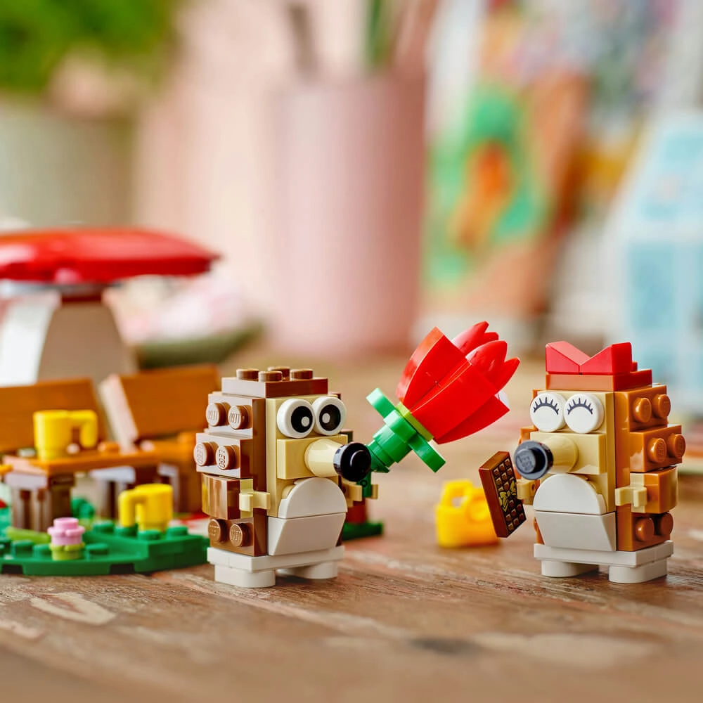 Lego Toys LEGO Iconic Hedgehog Picnic Date Building Kit 40711