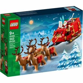 Lego Toys LEGO Iconic  Santa's Sleigh 343 Piece Building Kit (40499)