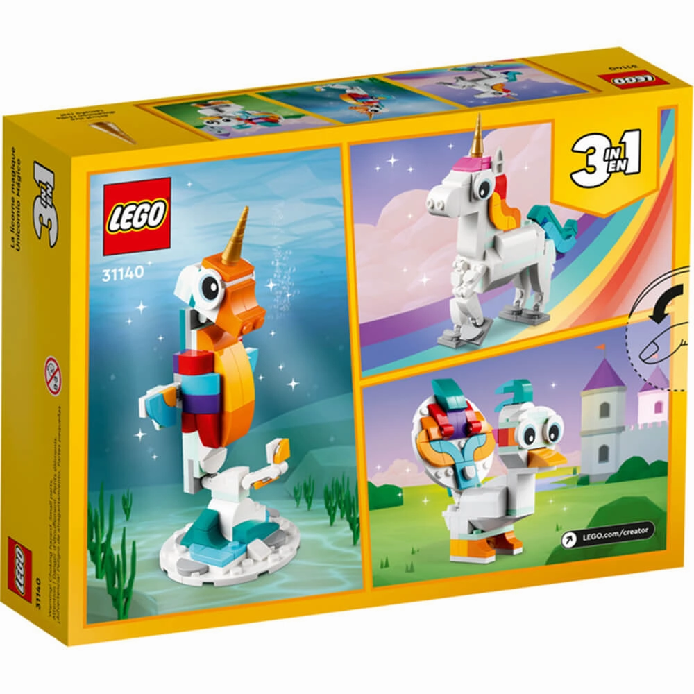 Lego Toys LEGO LEGO Creator Magical Unicorn 145 Piece Building Set (31140)
