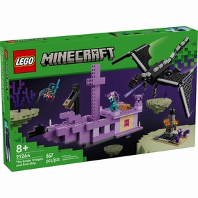 Lego Toys LEGO Minecraft The Ender Dragon and End Ship 657 Piece Building Set (21264)