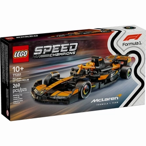 Lego Toys LEGO Speed Champions F1 McLaren F1 Team MCL38 Race Car 269 Piece Building Kit (77251)