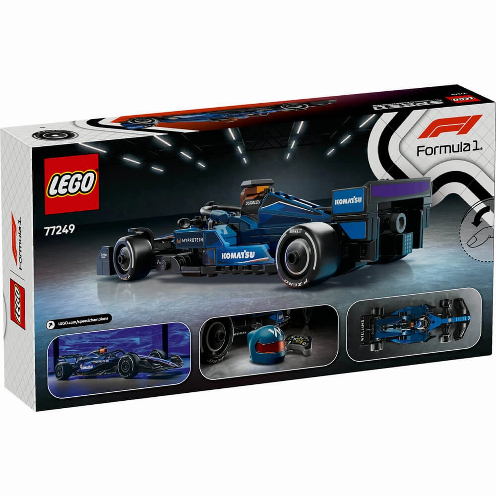 Lego Toys LEGO Speed Champions F1 Williams Racing FW46 F1 Race Car 263 Piece Building Kit (77249)