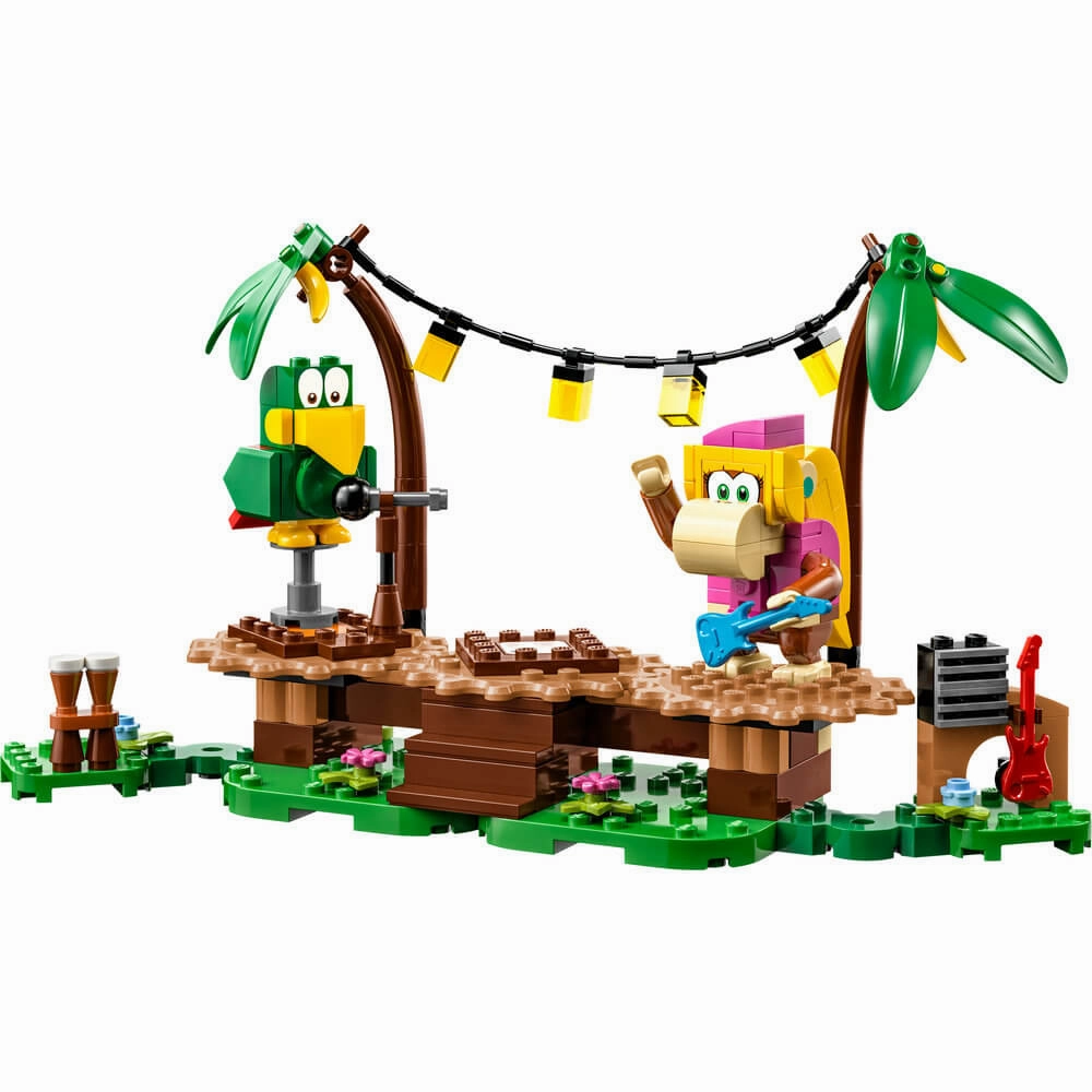 Lego Toys LEGO Super Mario Dixie Kongs Jungle Jam Expansion Set 71421 Building Toy Set (174 Pieces)