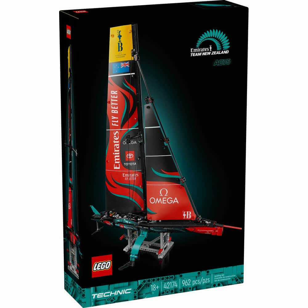 Lego Toys LEGO Technic Emirates Team New Zealand AC75 Yacht 962 Piece Building Set (42174)