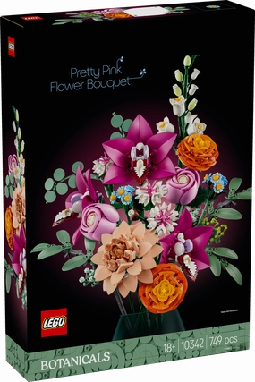 Lego Toys Pretty Pink Flower Bouquet 10342