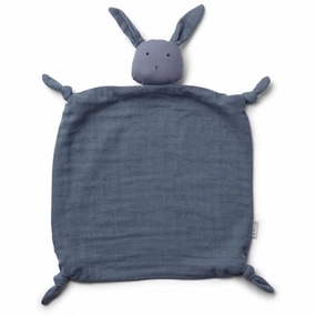 Liewood Agnete Cudddle Cloth Rabbit Blue Wave