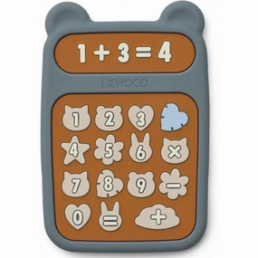 Liewood Teether Niels Calculator Blue Wave Multi Mix
