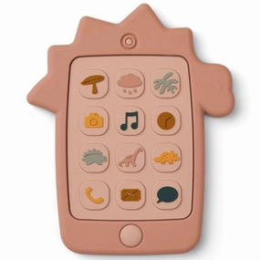 Liewood Teether Thomas Mobile Phone Dino Rose